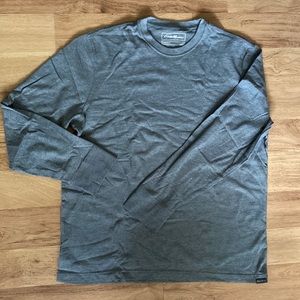 Eddie Bauer grey long sleeve L